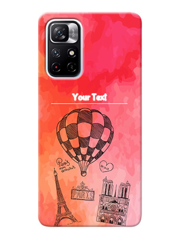 Custom Redmi Note 11T 5G Personalized Mobile Covers: Paris Theme Design