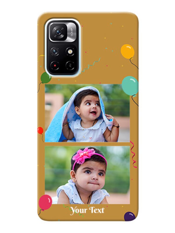 Custom Redmi Note 11T 5G Phone Covers: Image Holder with Birthday Celebrations Design