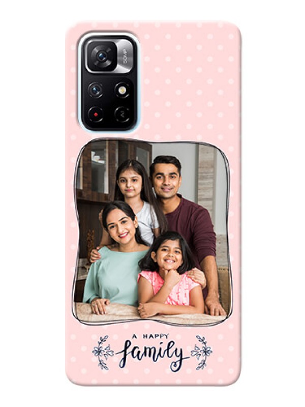 Custom Redmi Note 11T 5G Personalized Phone Cases: Family with Dots Design