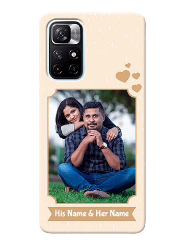 Custom Redmi Note 11T 5G mobile phone cases with confetti love Design