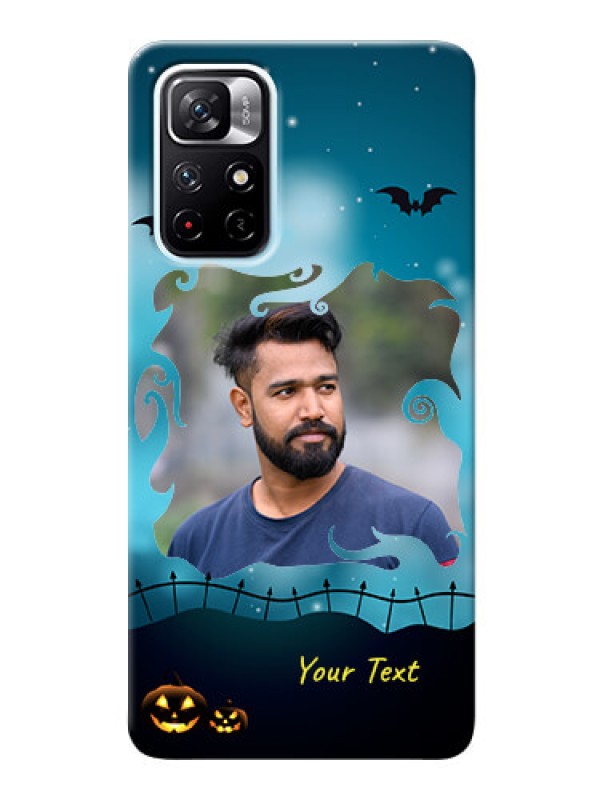 Custom Redmi Note 11T 5G Personalised Phone Cases: Halloween frame design