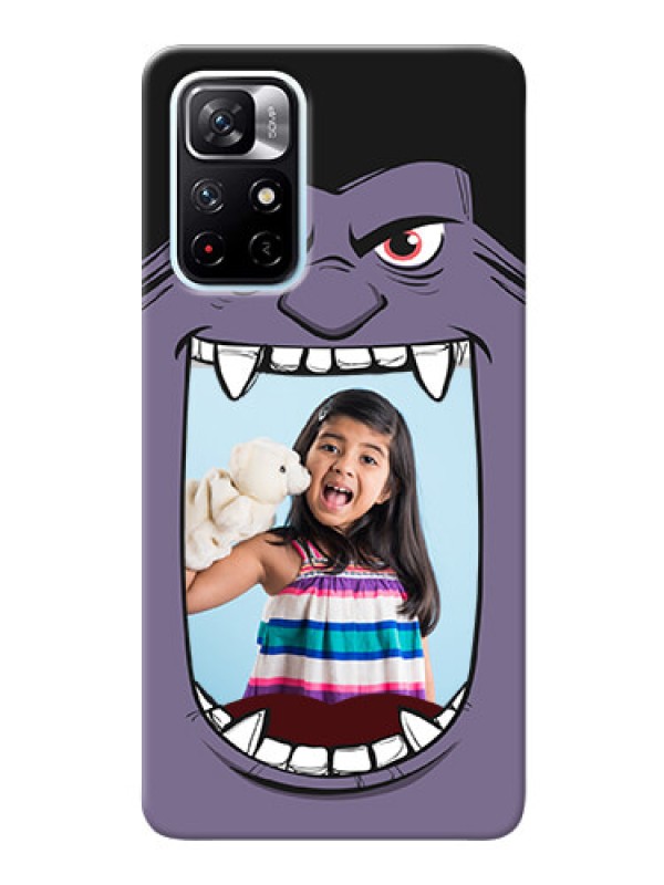 Custom Redmi Note 11T 5G Personalised Phone Covers: Angry Monster Design