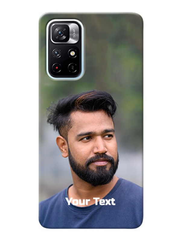 Custom Redmi Note 11T 5G Mobile Cover: Photo with Text