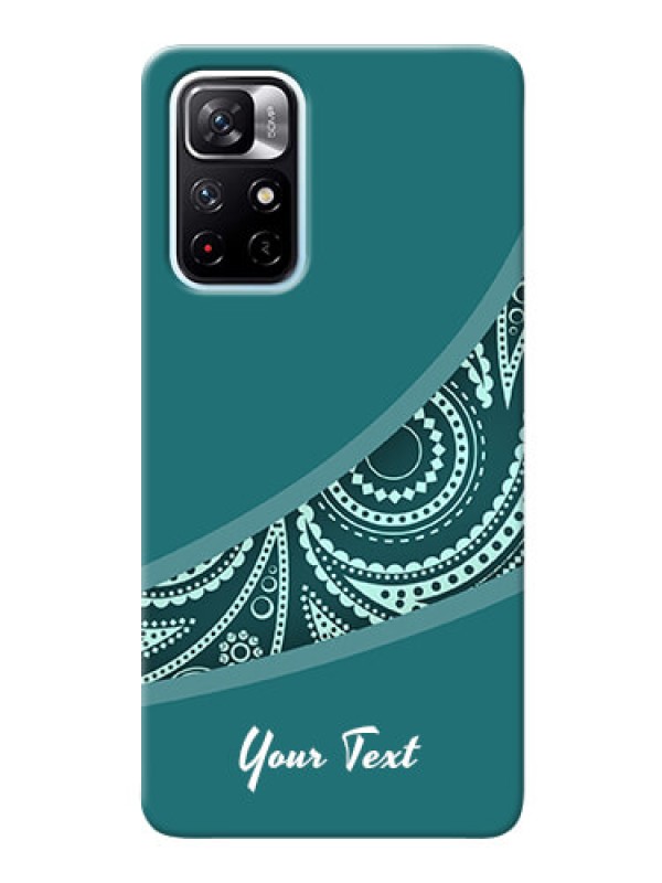 Custom Redmi Note 11T 5G Custom Phone Covers: semi visible floral Design