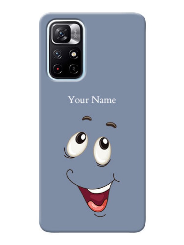 Custom Redmi Note 11T 5G Phone Back Covers: Laughing Cartoon Face Design