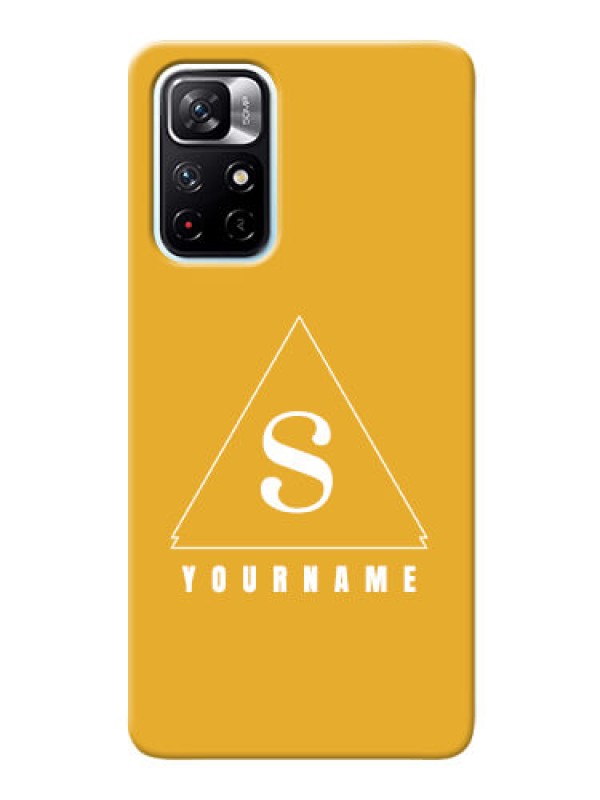 Custom Redmi Note 11T 5G Custom Mobile Case with simple triangle Design