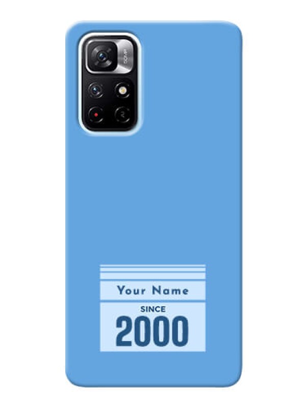 Custom Redmi Note 11T 5G Mobile Back Covers: Custom Year of birth Design