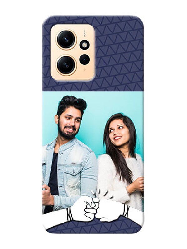 Custom Redmi Note 12 4G Mobile Covers Online with Best Friends Design