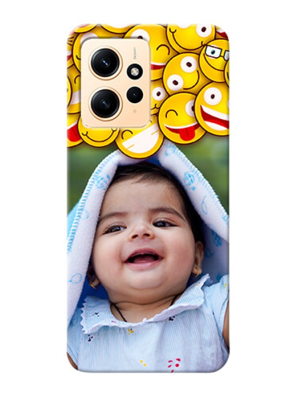 Custom Redmi Note 12 4G Custom Phone Cases with Smiley Emoji Design