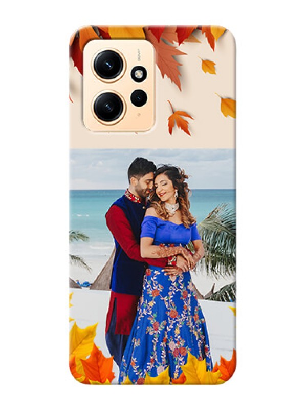 Custom Redmi Note 12 4G Mobile Phone Cases: Autumn Maple Leaves Design