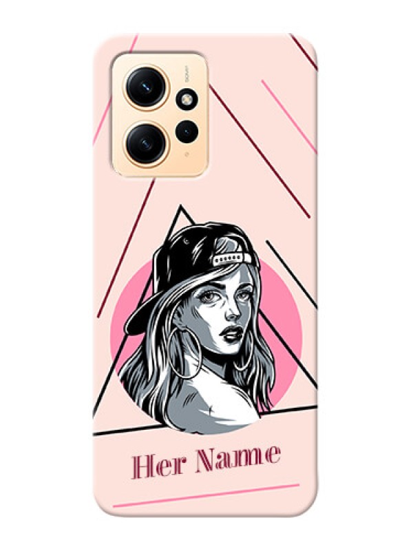 Custom Redmi Note 12 4G Personalized Phone Case with Rockstar Girl Design