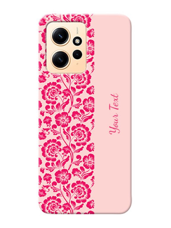 Custom Redmi Note 12 4G Custom Phone Case with Attractive Floral Pattern Design