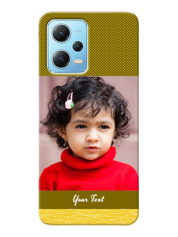 Custom Redmi Note 12 5G custom mobile back covers: Simple Green Color Design