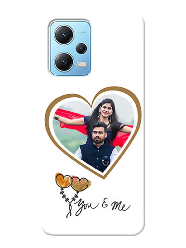Custom Redmi Note 12 5G customized phone cases: You & Me Design