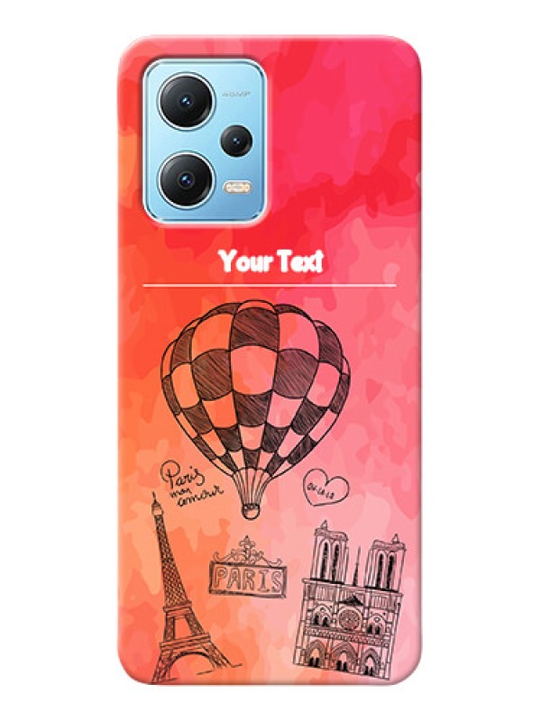 Custom Redmi Note 12 5G Personalized Mobile Covers: Paris Theme Design