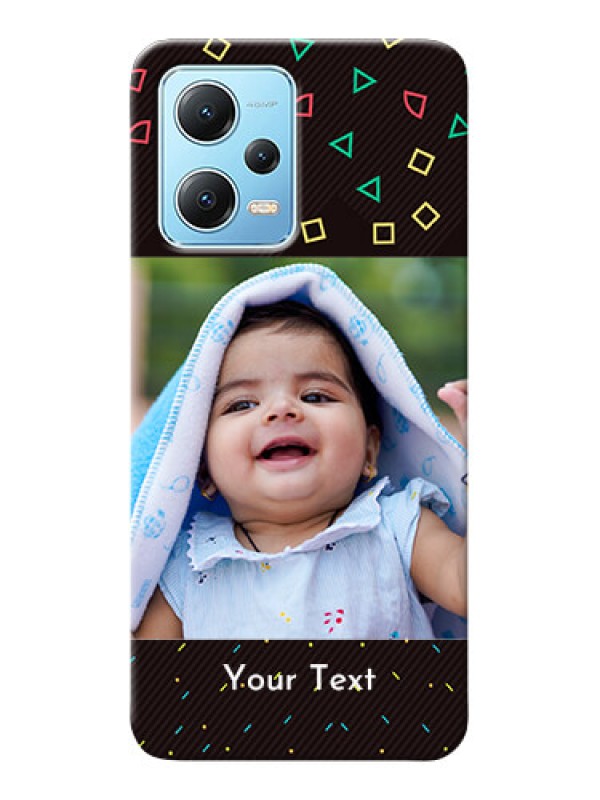 Custom Redmi Note 12 5G custom mobile cases with confetti birthday design