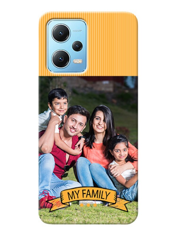 Custom Redmi Note 12 5G Personalized Mobile Cases: My Family Design