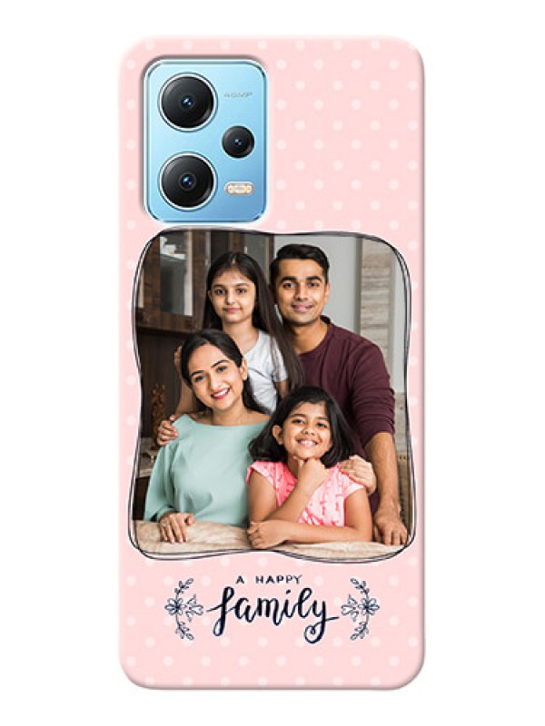 Custom Redmi Note 12 5G Personalized Phone Cases: Family with Dots Design
