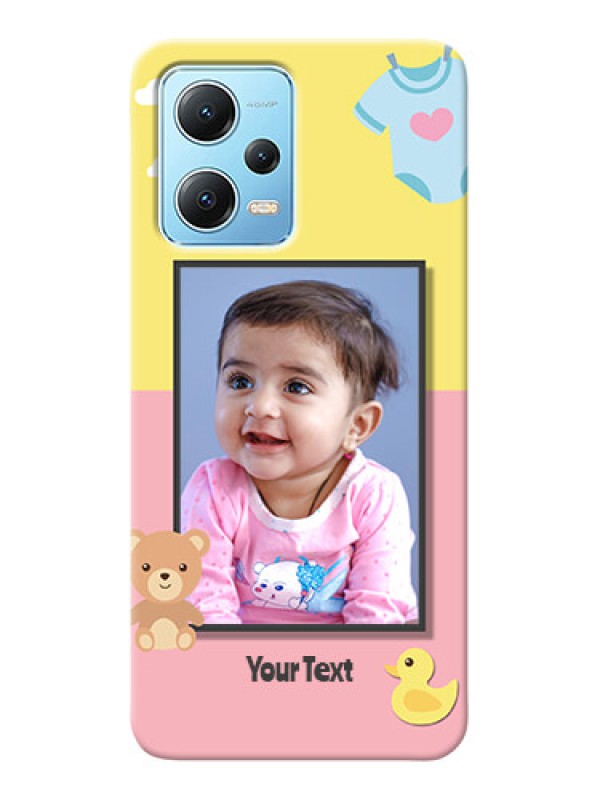 Custom Redmi Note 12 5G Back Covers: Kids 2 Color Design