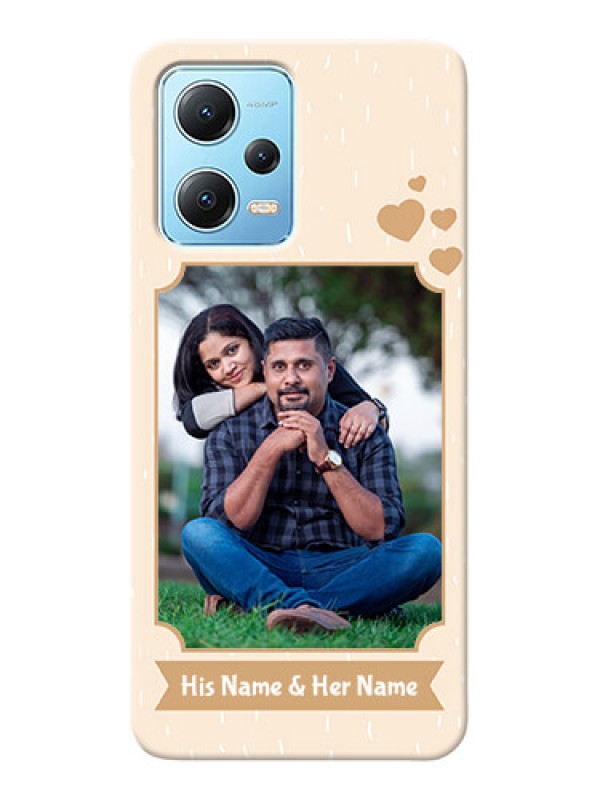 Custom Redmi Note 12 5G mobile phone cases with confetti love design 