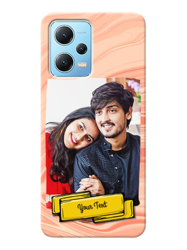 Custom Redmi Note 12 5G Customized Phone Cases: Marble Texture Design