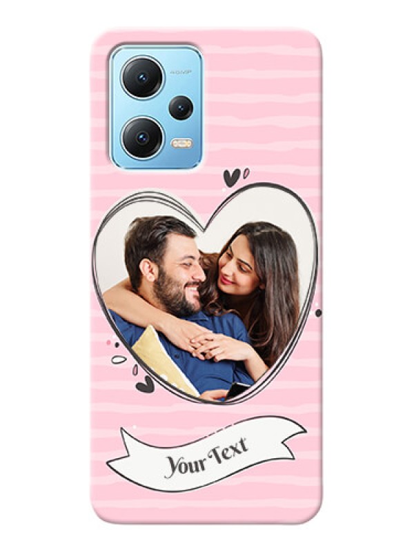 Custom Redmi Note 12 5G custom mobile phone covers: Vintage Heart Design