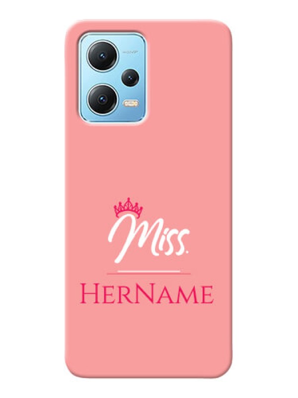 Custom Redmi Note 12 5G Custom Phone Case Mrs with Name