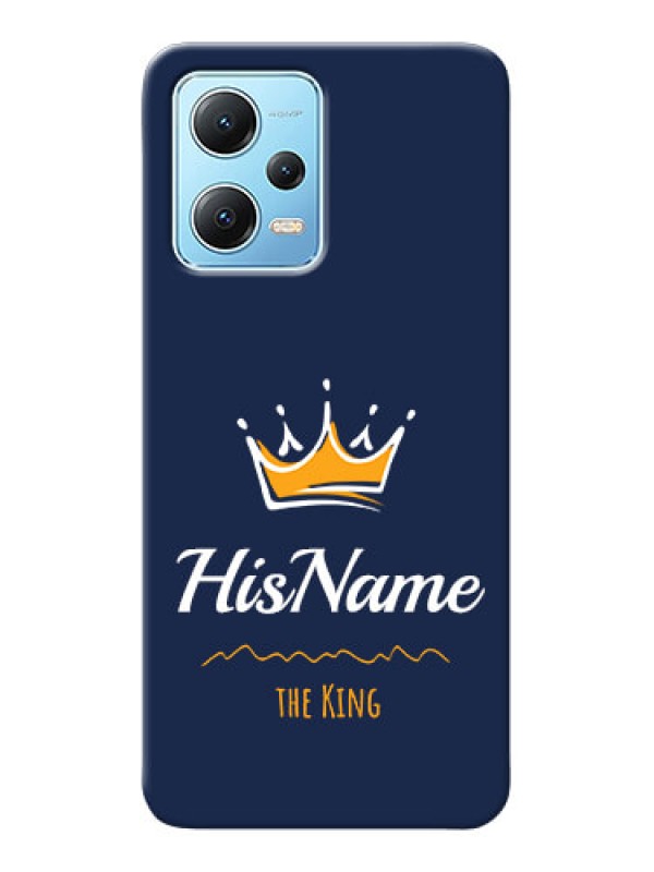 Custom Redmi Note 12 5G King Phone Case with Name