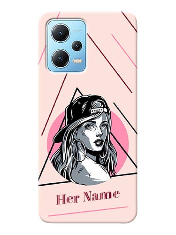 Custom Redmi Note 12 5G Custom Phone Cases: Rockstar Girl Design