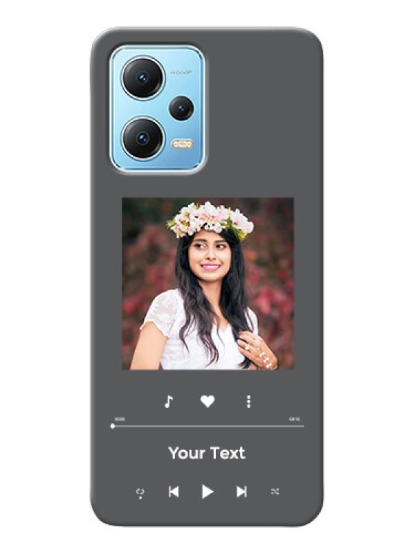 Custom Redmi Note 12 5G Custom Mobile Case with Play The Music Design