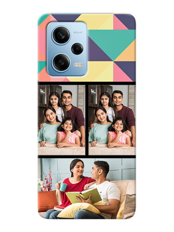 Custom Redmi Note 12 Pro 5G personalised phone covers: Bulk Pic Upload Design