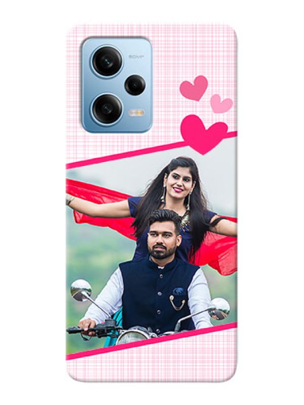 Custom Redmi Note 12 Pro 5G Personalised Phone Cases: Love Shape Heart Design