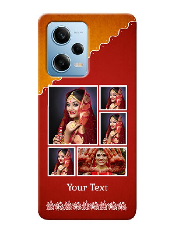 Custom Redmi Note 12 Pro 5G customized phone cases: Wedding Pic Upload Design