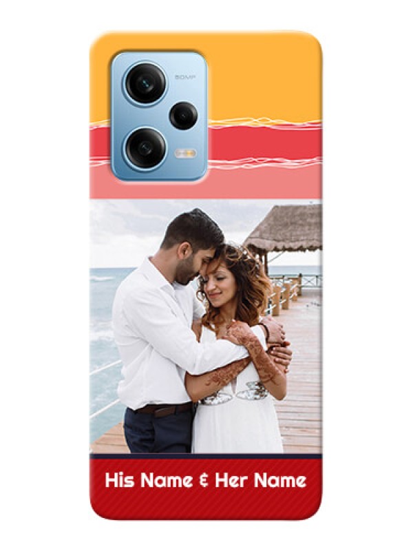 Custom Redmi Note 12 Pro 5G custom mobile phone covers: Colorful Case Design