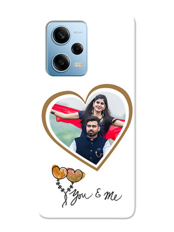 Custom Redmi Note 12 Pro 5G customized phone cases: You & Me Design