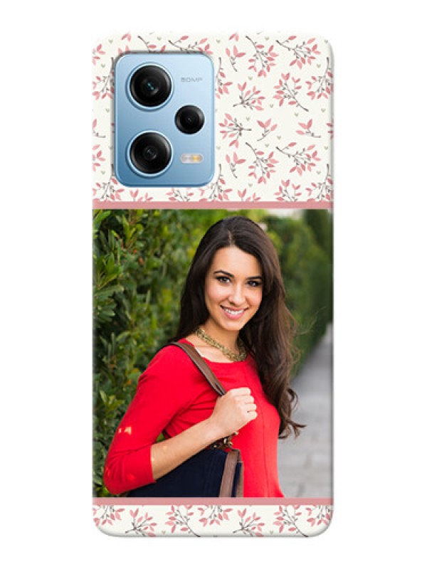 Custom Redmi Note 12 Pro 5G Back Covers: Premium Floral Design