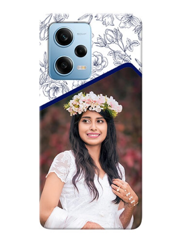 Custom Redmi Note 12 Pro 5G Phone Cases: Premium Floral Design