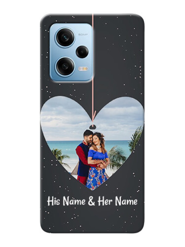 Custom Redmi Note 12 Pro 5G custom phone cases: Hanging Heart Design