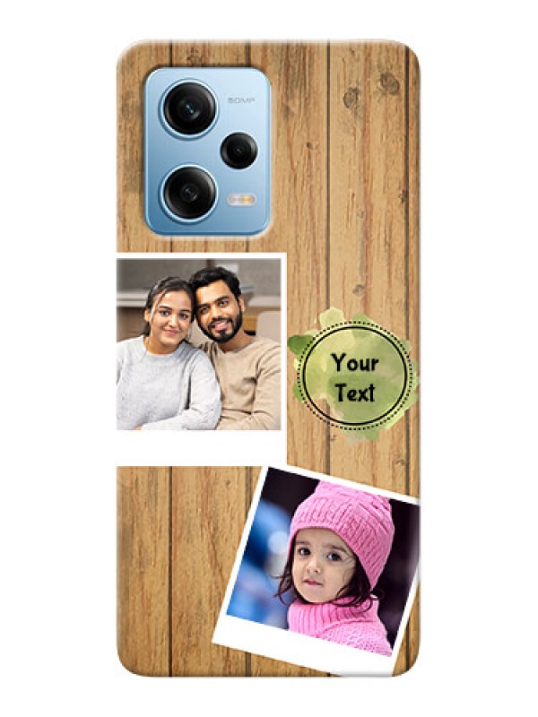 Custom Redmi Note 12 Pro 5G Custom Mobile Phone Covers: Wooden Texture Design