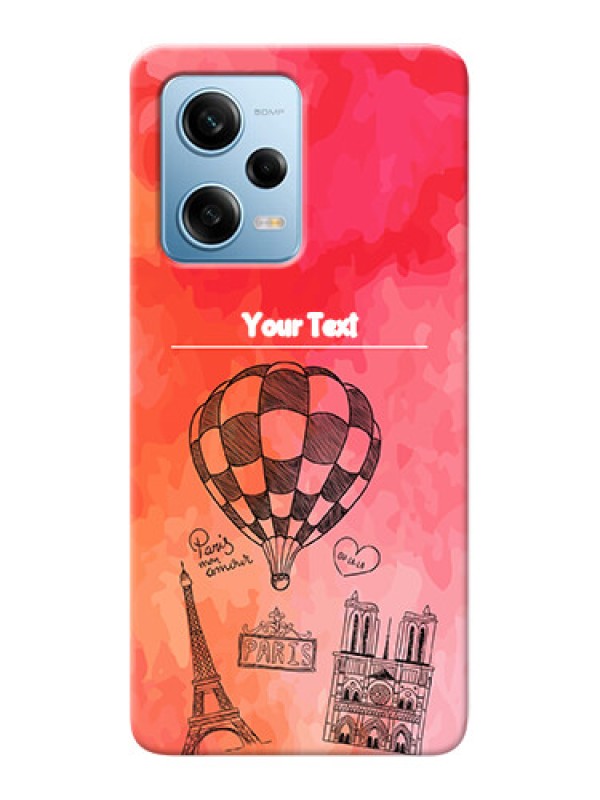 Custom Redmi Note 12 Pro 5G Personalized Mobile Covers: Paris Theme Design
