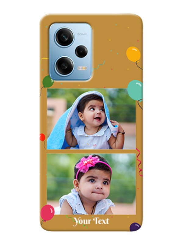Custom Redmi Note 12 Pro 5G Phone Covers: Image Holder with Birthday Celebrations Design
