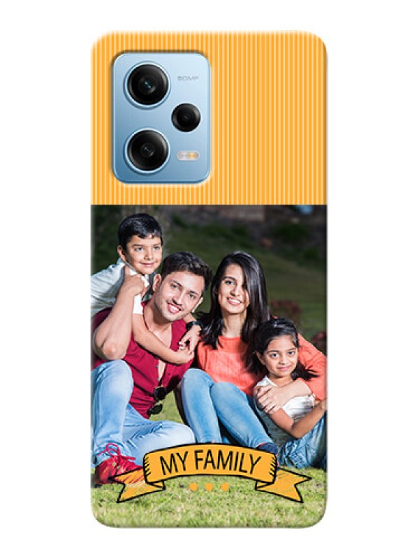 Custom Redmi Note 12 Pro 5G Personalized Mobile Cases: My Family Design