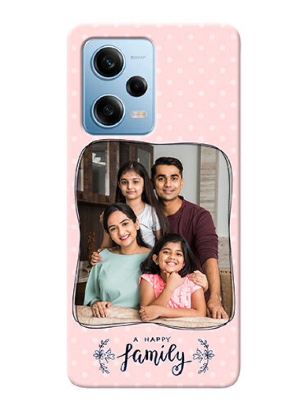 Custom Redmi Note 12 Pro 5G Personalized Phone Cases: Family with Dots Design