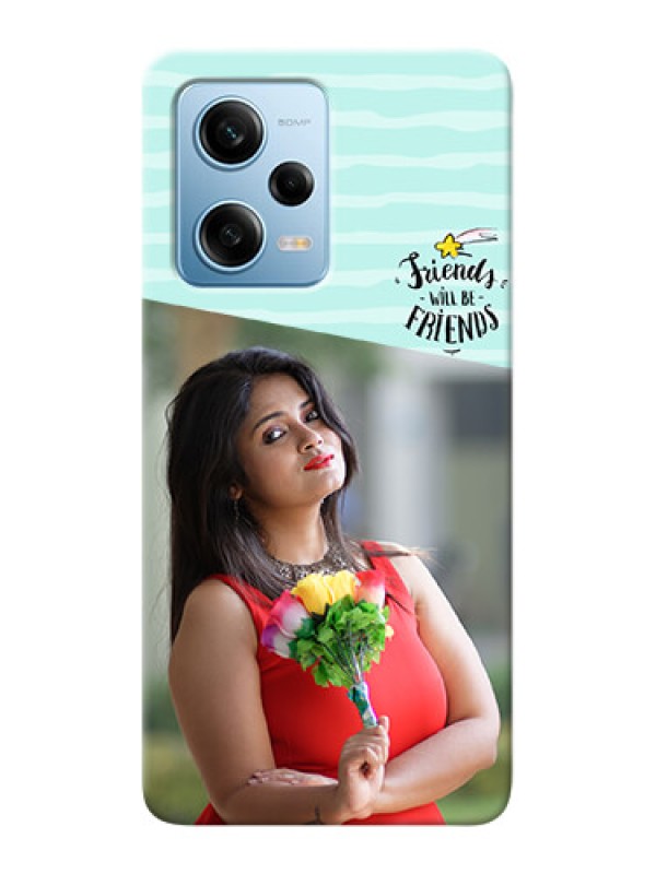 Custom Redmi Note 12 Pro 5G Mobile Back Covers: Friends Picture Icon Design