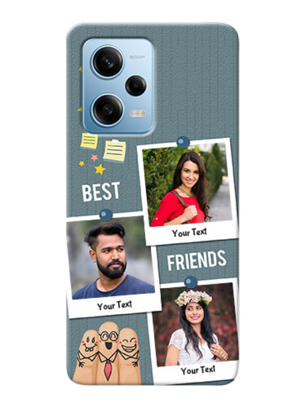 Custom Redmi Note 12 Pro 5G Mobile Cases: Sticky Frames and Friendship Design