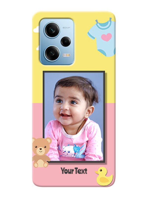 Custom Redmi Note 12 Pro 5G Back Covers: Kids 2 Color Design