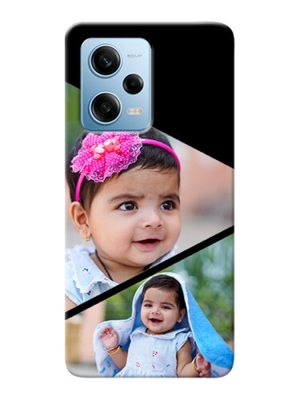 Custom Redmi Note 12 Pro 5G mobile back covers online: Semi Cut Design