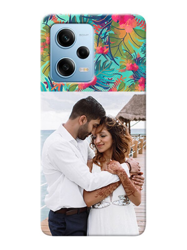 Custom Redmi Note 12 Pro 5G Personalized Phone Cases: Watercolor Floral Design