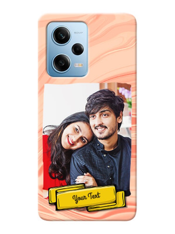 Custom Redmi Note 12 Pro 5G Customized Phone Cases: Marble Texture Design