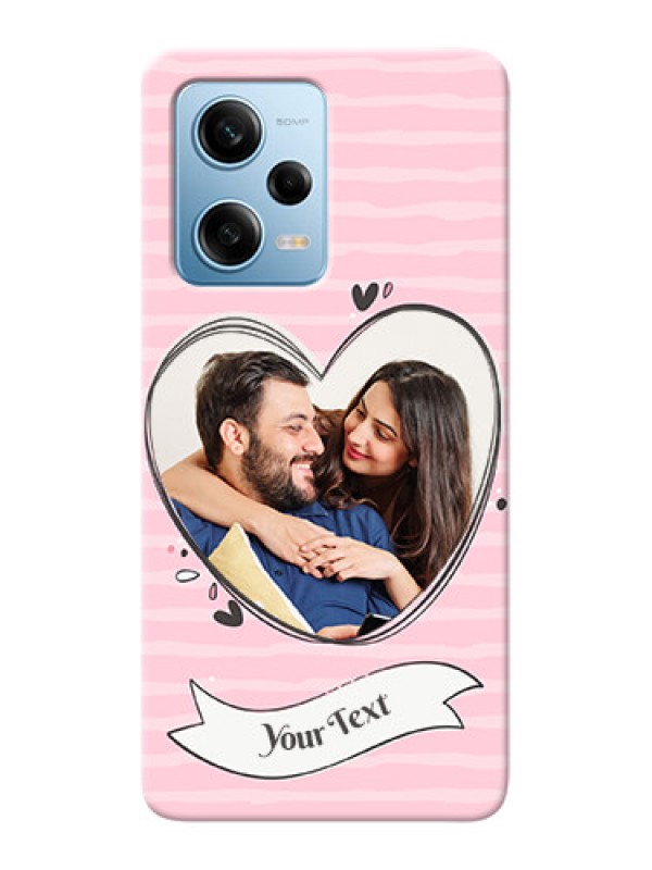 Custom Redmi Note 12 Pro 5G custom mobile phone covers: Vintage Heart Design